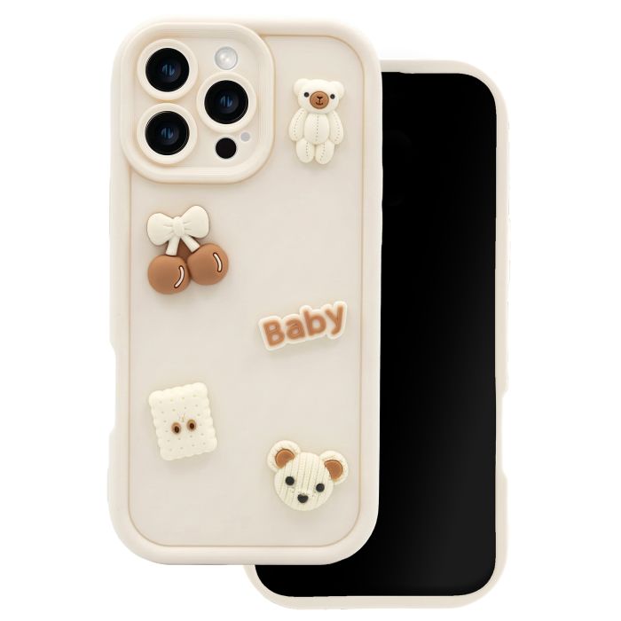 Obal Ultra Trendy 3D Apple iPhone 16 Pro medveď