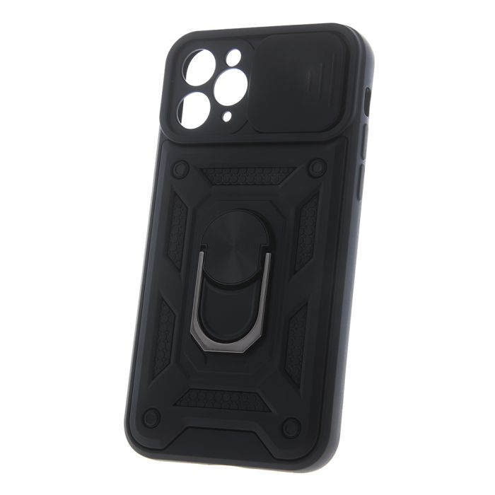 Camshield Ring Armor TPU/TPC Honor 600 Lite - čierne
