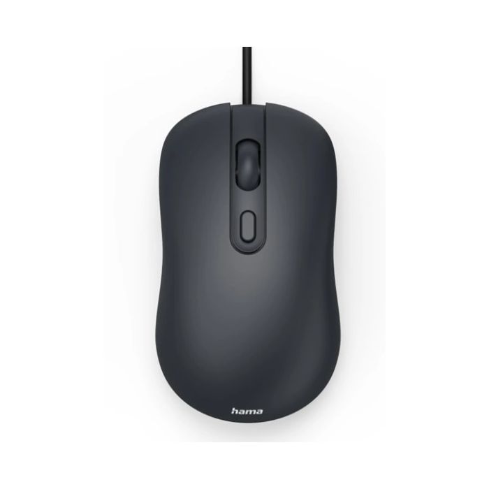 Hama CM-200, káblová optická myš, tichá, čierna