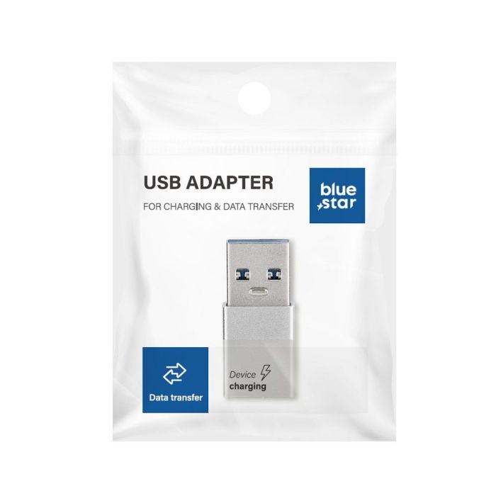 Blue Star USB adaptér USB-C/USB-A 3.0 biely