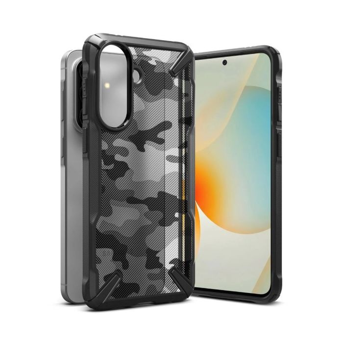 Obal Ringke Fusion-X Samsung Galaxy A57 5G A576 čierna kamufláž