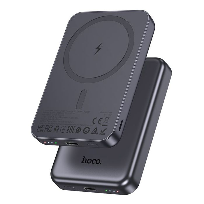 Hoco J160 Powerbank MagSafe 5000 mAh 2A 5W - metal gray