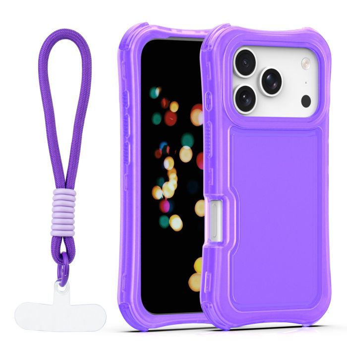 Obal Safepop Strap Apple iPhone 17 Pro Max fialový