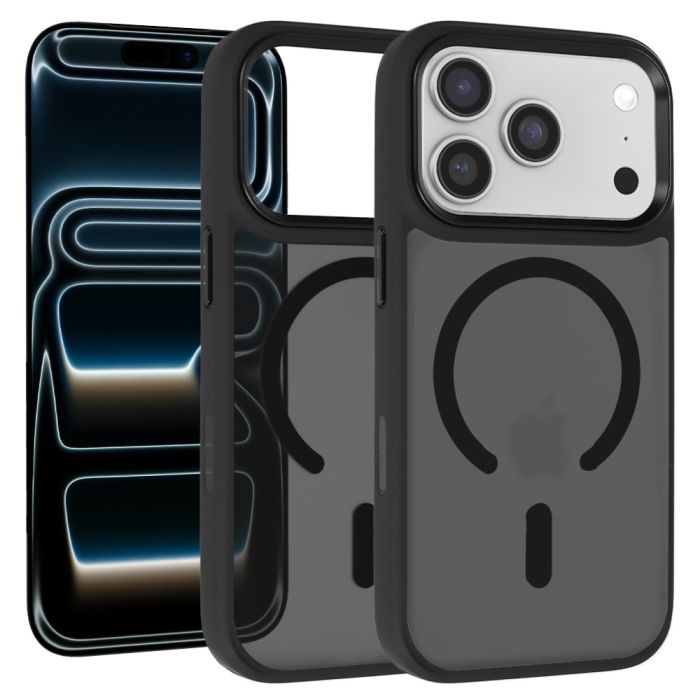 Obal Liavec Cloudy MagSafe Apple iPhone 17 Pro čierny