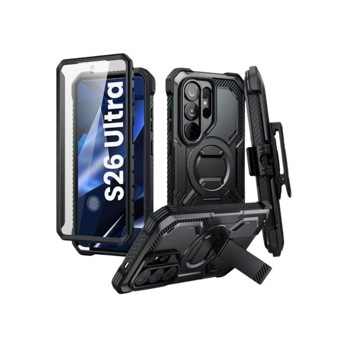 Obal Supcase iBlason ArmorBox Clip Mag MagSafe Samsung Galaxy S26 Ultra 5G S948 čierny