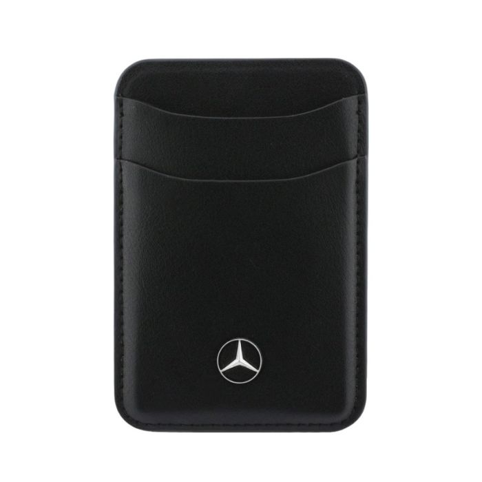 Mercedes PU Leather MagSafe Card Holder penaženka MECSMPUDCSK čierna