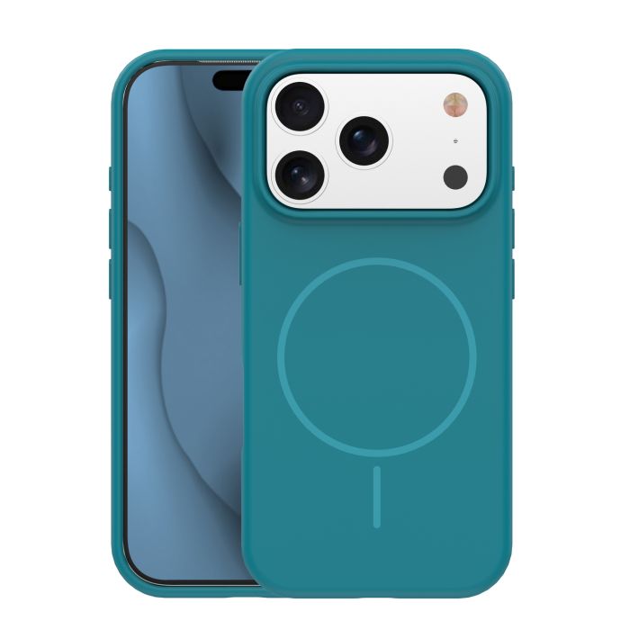 Obal Silicone Thin Mag Apple iPhone 14 tyrkysový