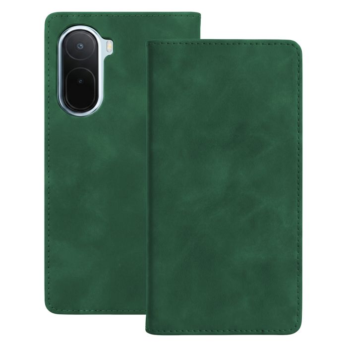Suede Book Xiaomi Redmi A7 Pro - tmavo-zelený