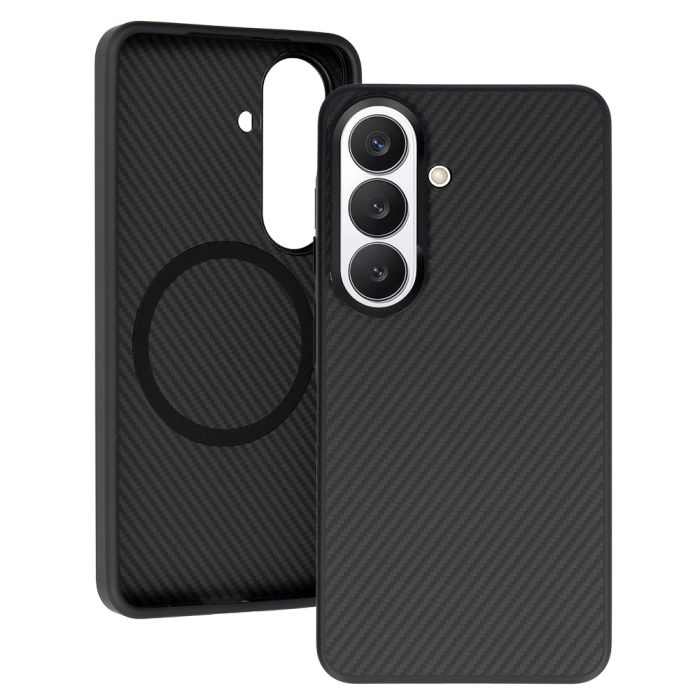 Obal Liavec Carbon Core MagSafe Samsung Galaxy S26+ 5G S947 čierny