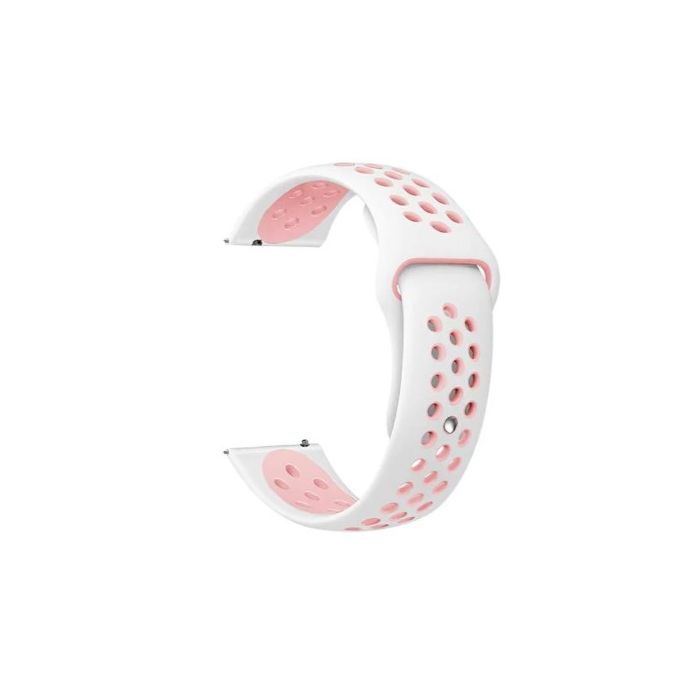 Remienok Beline Watch Strap 22mm Sport Siliconewhite/pink white/pink box