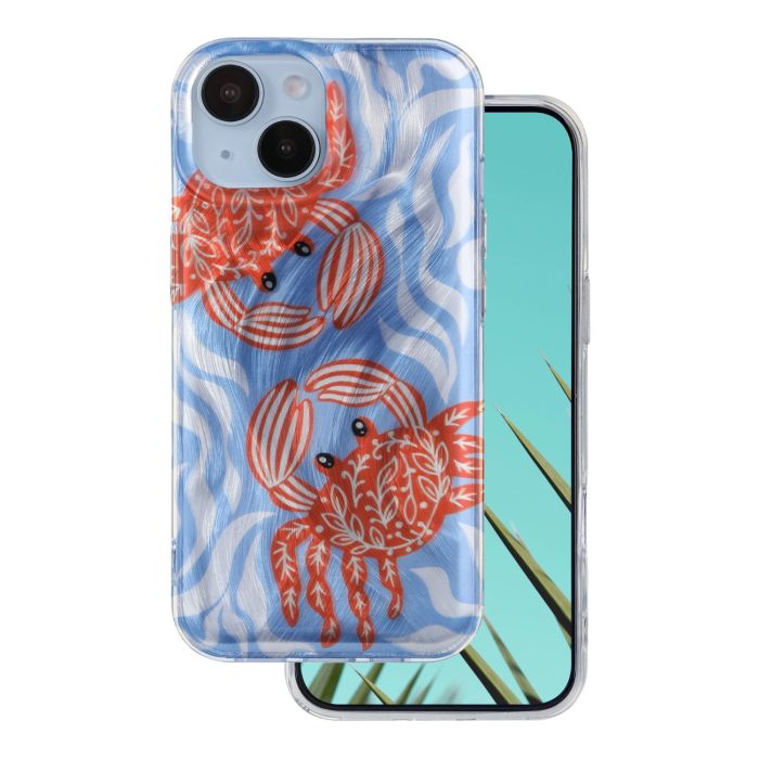 Ultra Trendy Summer case for iPhone 13 6,1 crab