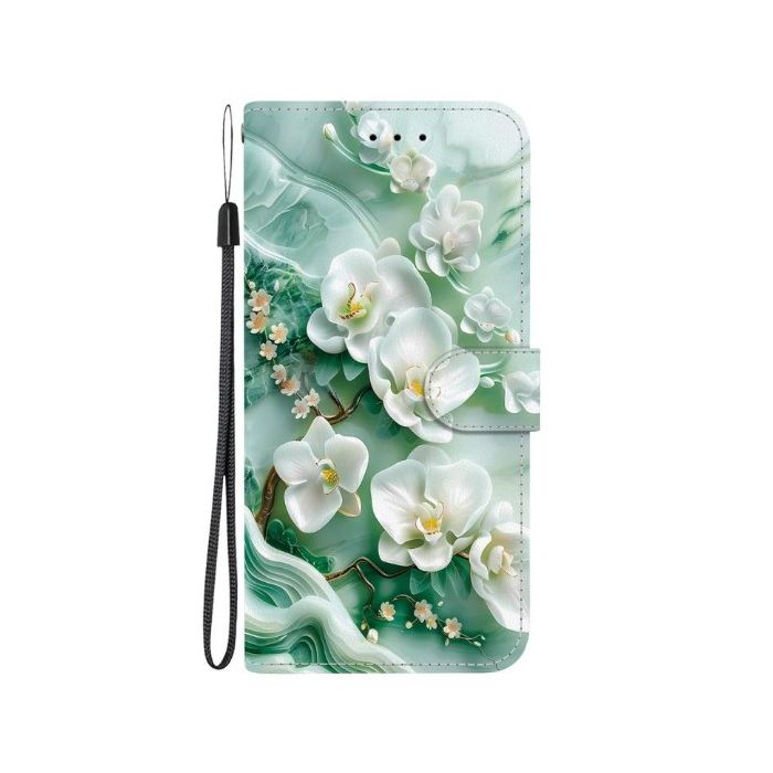 Obal Texture Book Xiaomi Redmi A7 Pro kvety zelený