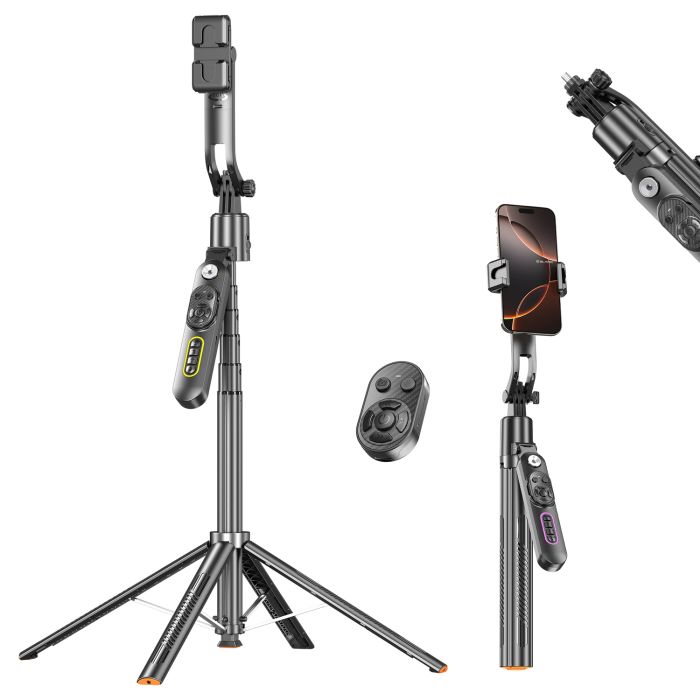 Blavec Selfie AI tracker Q-01 Auto pop Tripod + ovládač čierny