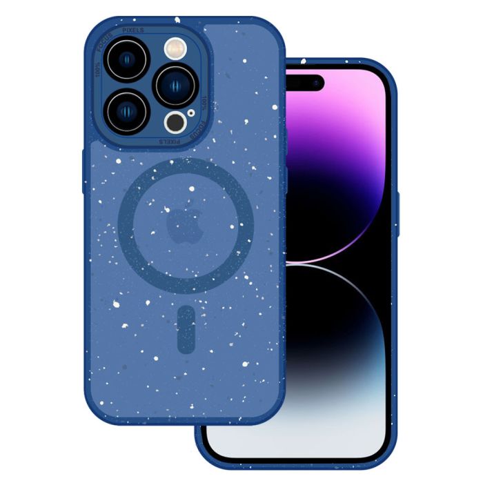 Obal Tel Protect Magnetic Splash Frosted MagSafe Apple iPhone 11 Pro Max tmavomodrý