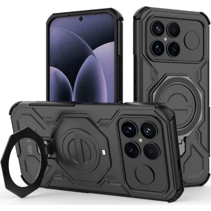 Obal Tech-Protect TacticStand MagSafe POCO F8 Ultra čierny