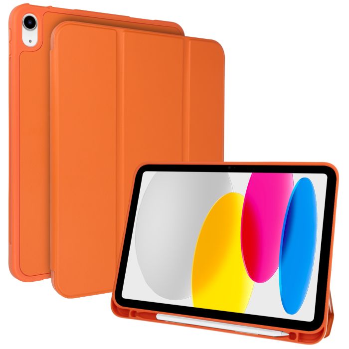 Obal Tablet Book Apple iPad 11" A16 2025 11. gen. oranžový