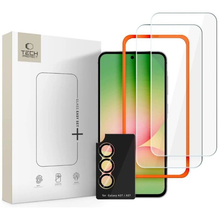 Ochranné sklo Tech-Protect Easy Set+ Samsung Galaxy A57 5G A576 (3ks)