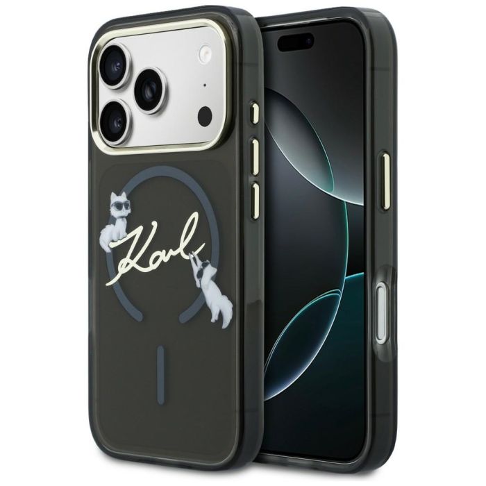 Karl Lagerfeld iPhone 17 Pro 6,3 IML Choupettes Karl Script Logo MagSafe black