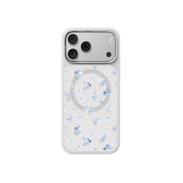 Obal Mutural Flora MagSafe Apple iPhone 17 Pro biely