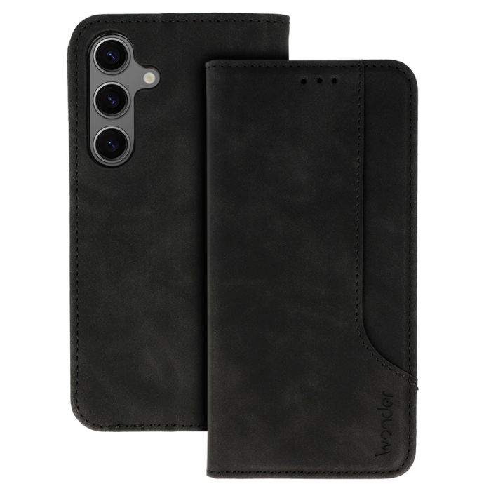 Obal Wonder Prime Book Samsung Galaxy S23 FE 5G S711 čierny