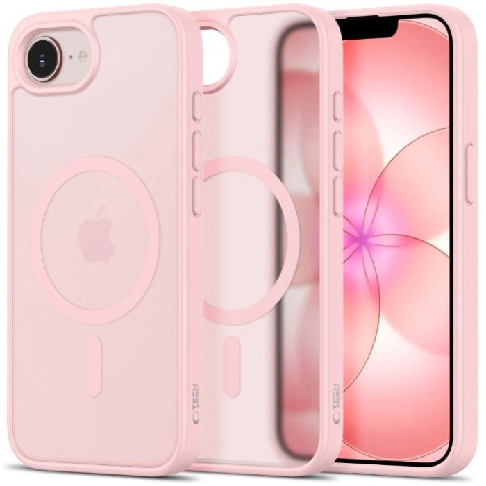Obal Tech-Protect BasicMag MagSafe Apple iPhone 16e/17e ružový