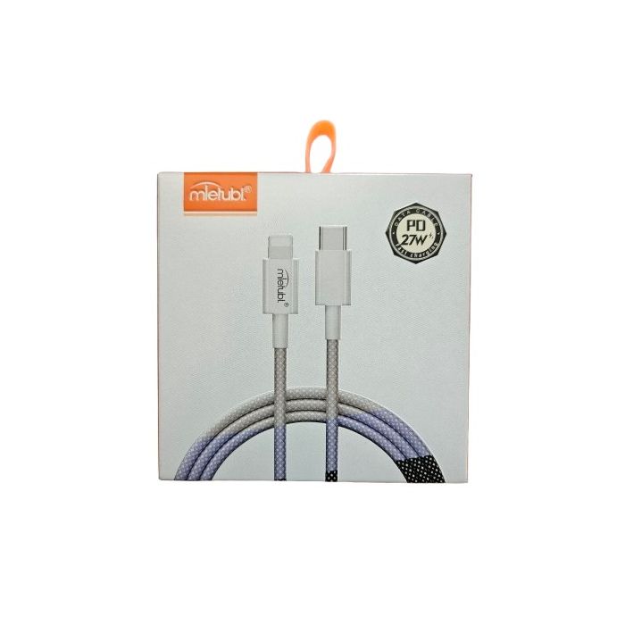 Mietubl MTB-DCTLPD05 USB-C/Lightning PD27W 1m fialový