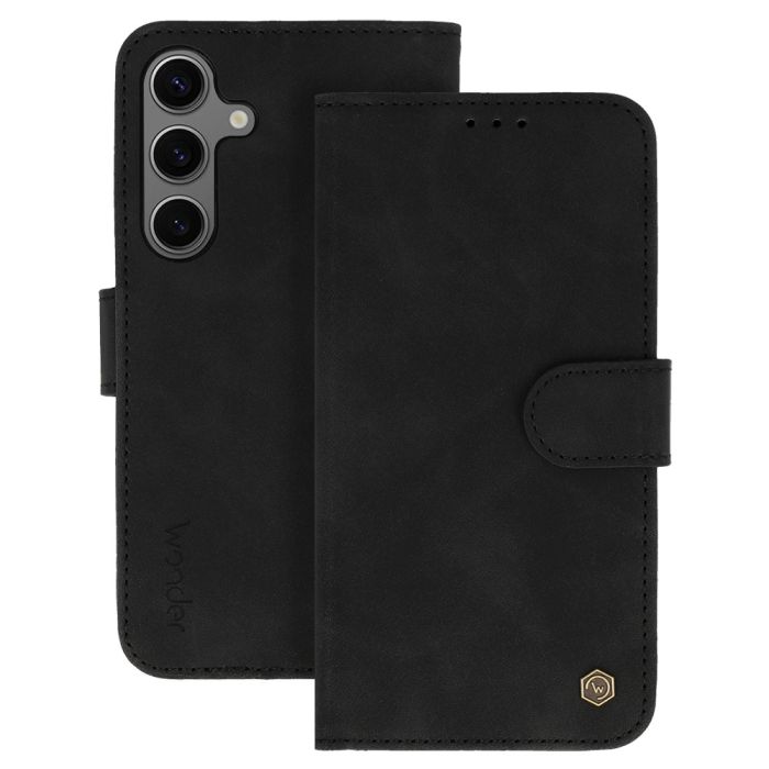 Obal Wonder Fancy Book Samsung Galaxy A26 5G A266 čierny