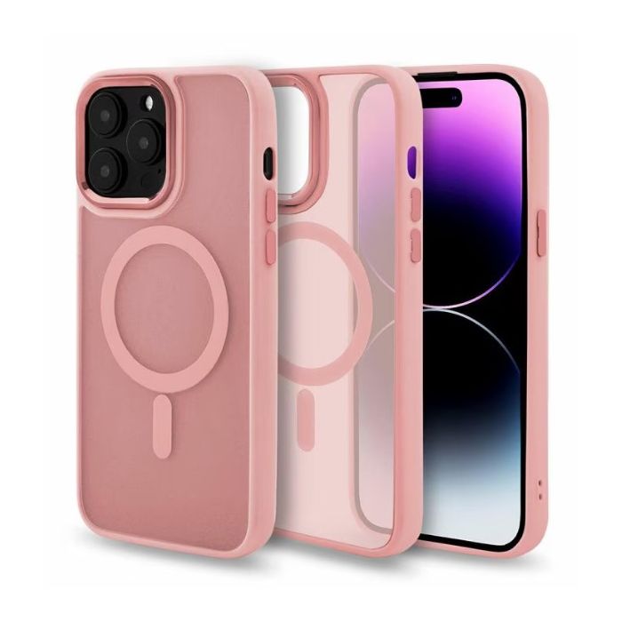 Obal Magmat MagSafe Apple iPhone 12/12 Pro ružový