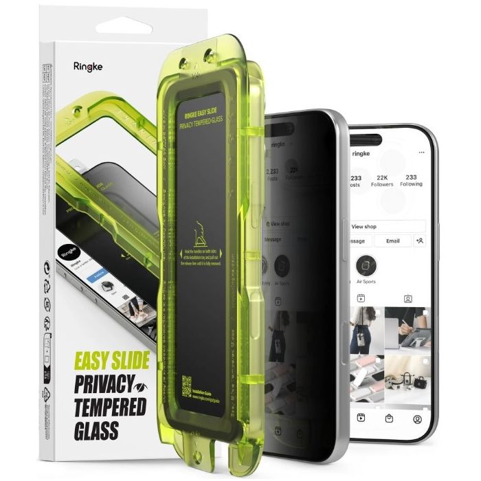 Ochranné sklo Ringke Easy Slide Privacy Apple iPhone 18 Pro Max (2ks)