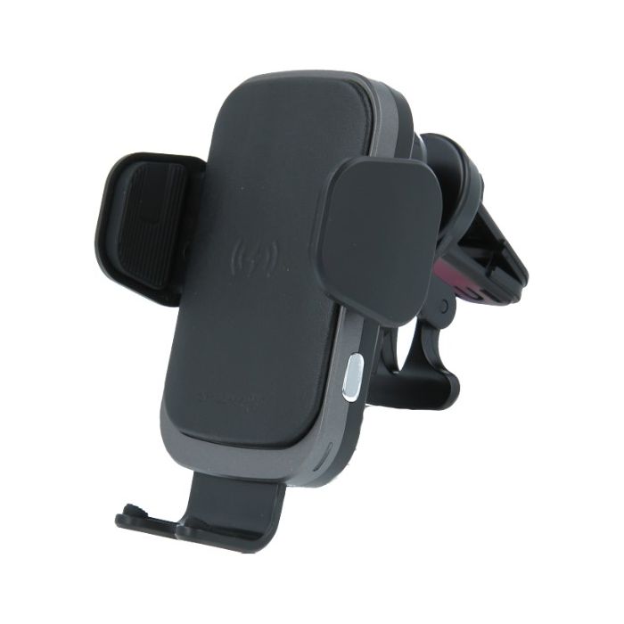 Magnetický držiak Swissten S-GRIP W2-AV5 s bezdrôtovým nabíjaním, 15W čierny 