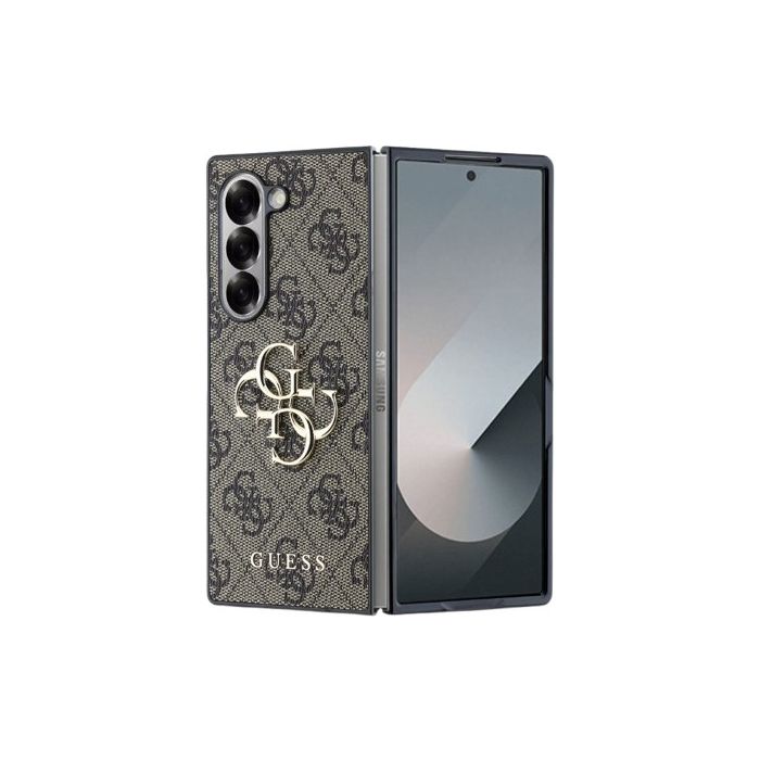 Guess PU 4G Metal Logo Samsung Galaxy Z Fold6 5G F956 GUHCZFD64GMGBR Brown