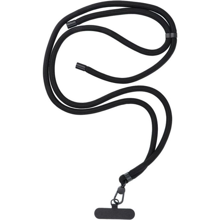 SWING (8mm) nastaviteľná šnúrka na mobil 165cm black