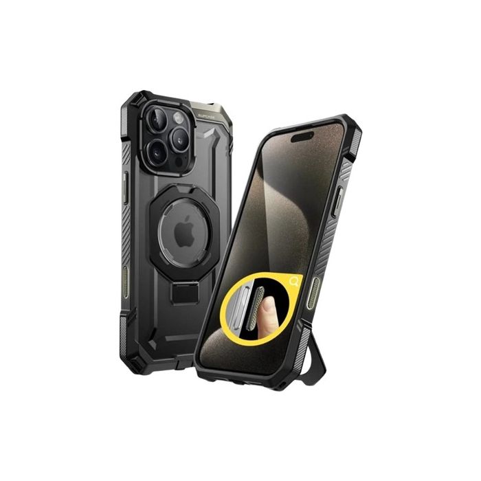 Supcase Unicorn Beetle Grip Mag MagSafe Apple iPhone 16 Pro Max Black