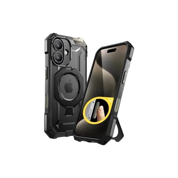 Supcase Unicorn Beetle Grip Mag MagSafe Apple iPhone 16 Black