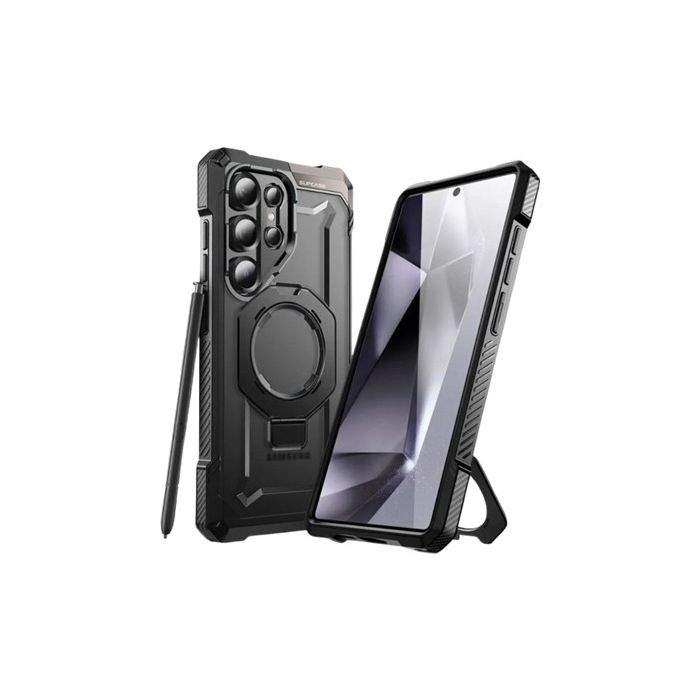 Supcase Unicorn Beetle Grip Mag MagSafe Samsung Galaxy S25 Ultra 5G S938 Black