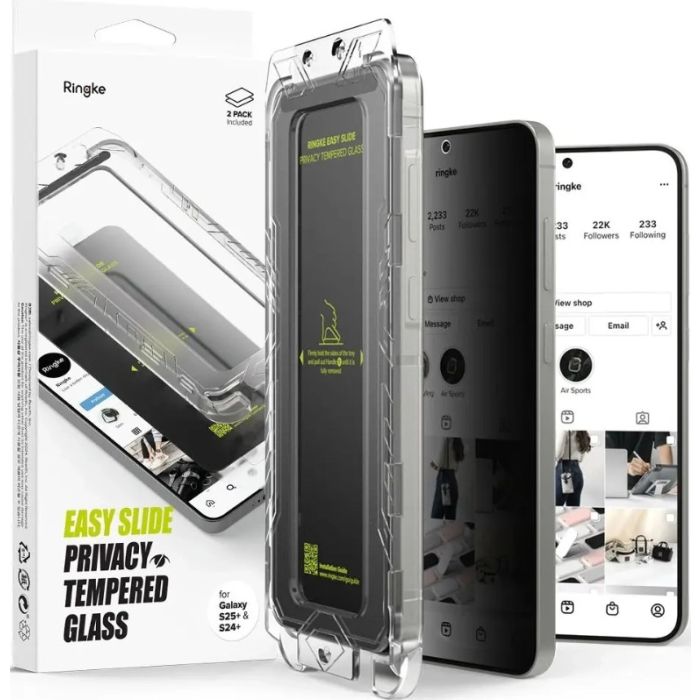Ringke Easy Slide Privacy Samsung Galaxy S25+ 5G S936 (2ks)