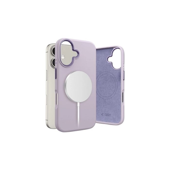 Tech-Protect Silicone Pure MagSafe Apple iPhone 16 Mauve