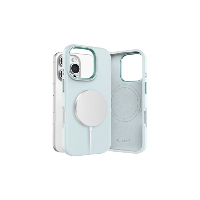 Tech-Protect Silicone Pure MagSafe Apple iPhone 16 Pro Max Sky Blue