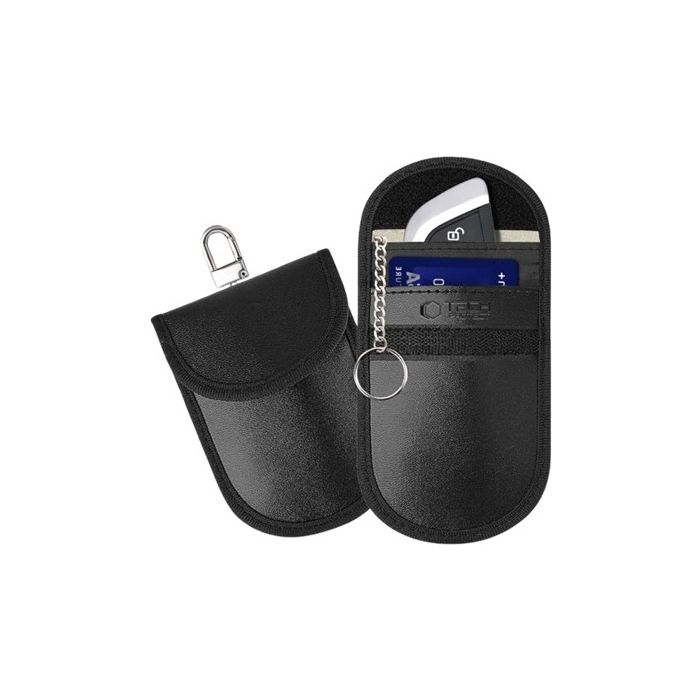 Tech-Protect KLR100 Pouch Keyless RFID Signal Blocker Case Black