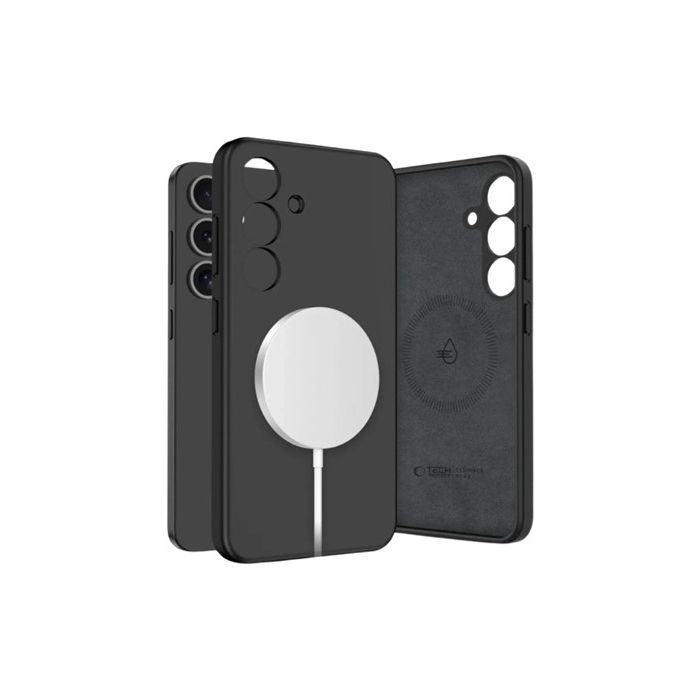 Tech-Protect Liquid Silicone MagSafe Samsung Galaxy S25+ 5G S936 Black