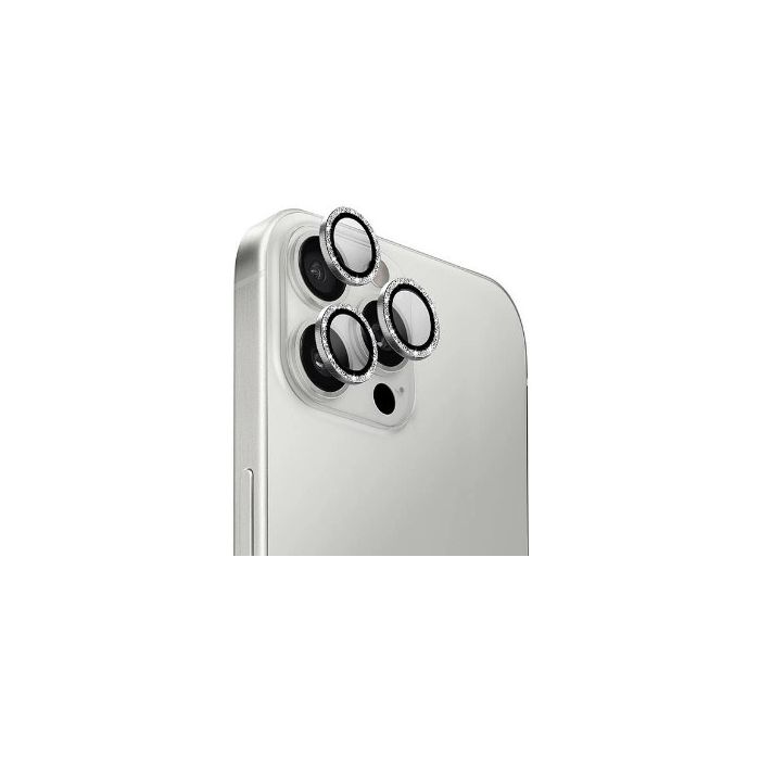 UNIQ Optix Aluminium Camera Lens Protector Apple iPhone 16 Pro/16 Pro Max white shimmer
