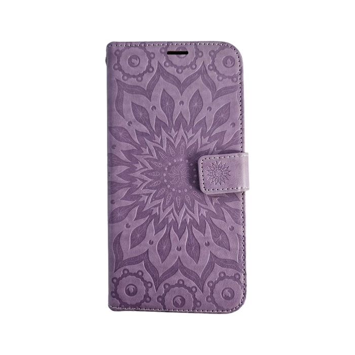 Obal MEZZO Book case Samsung Galaxy A56 5G A566 mandala fialový