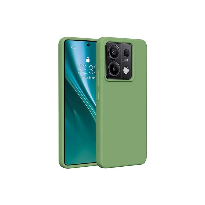 Etteri Silicone case Xiaomi Redmi Note 13 Pro 5G/Poco X6 5G light green