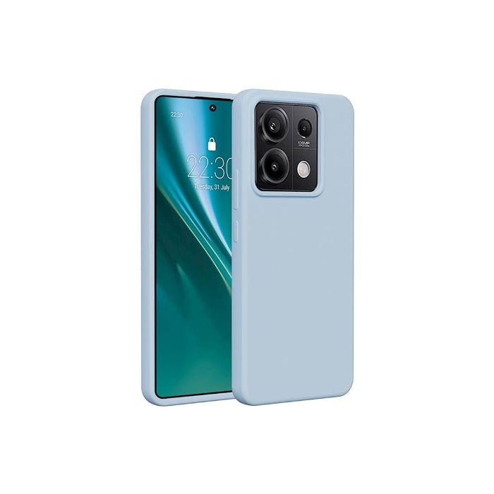Etteri Silicone case Xiaomi Redmi Note 13 5G light blue