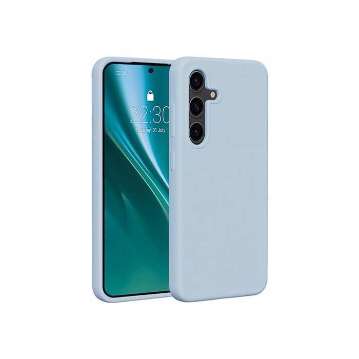 Etteri Silicone case Samsung Galaxy S24 5G S921 light blue