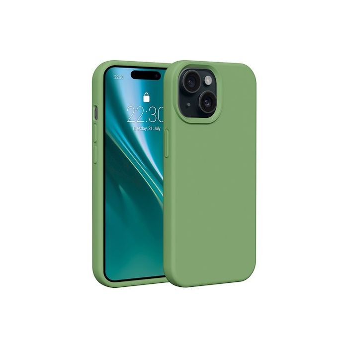 Etteri Silicone case Apple iPhone 13 light green
