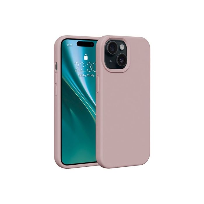 Etteri Silicone case Apple iPhone 13 light pink