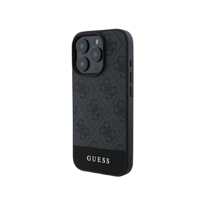 Guess PU 4G Stripe Apple iPhone 16 Pro GUHCP16LG4GLGR Grey
