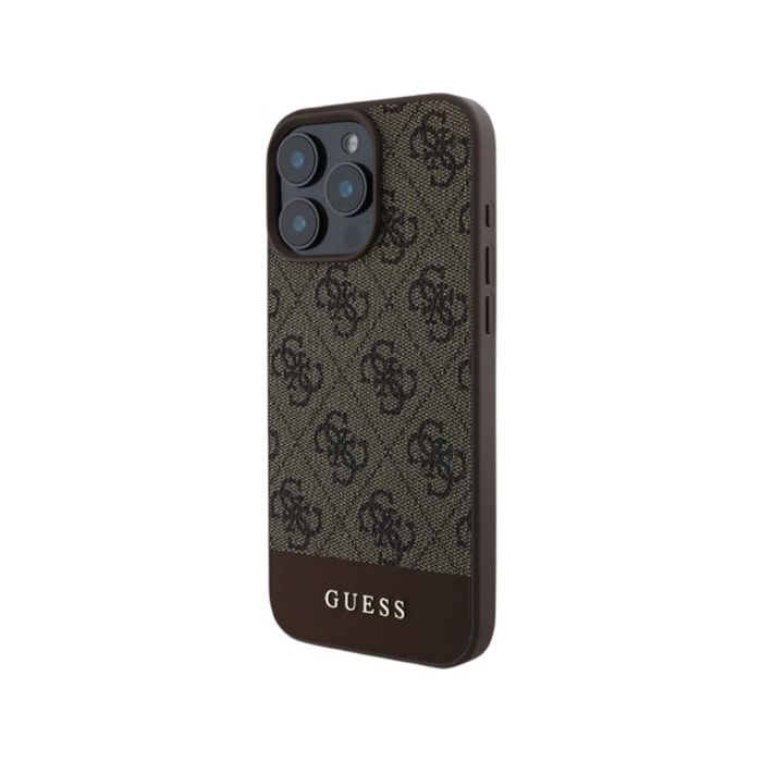 Guess PU 4G Stripe Apple iPhone 16 Pro Max GUHCP16XG4GLBR Brown