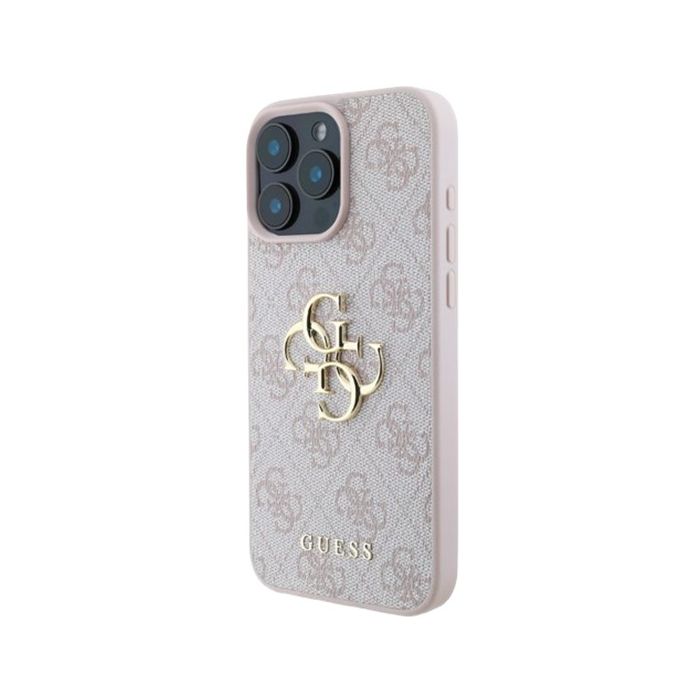 Guess PU 4G Metal Logo Apple iPhone 16 Pro GUHCP16L4GMGPI Pink